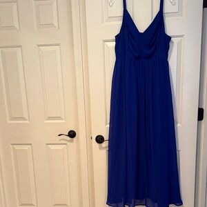 Elegant Royal Blue Women's Dress